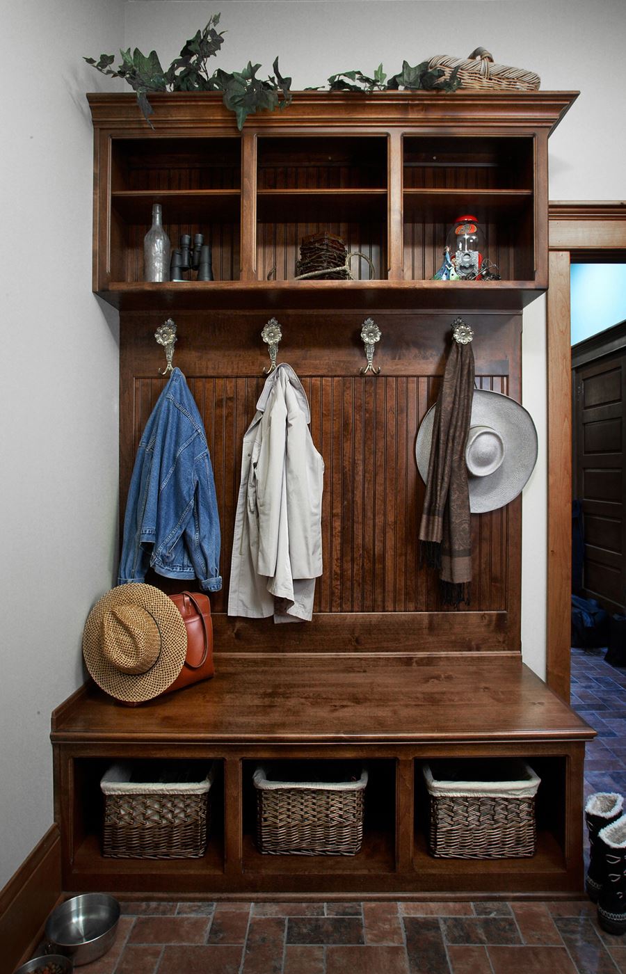 Entry Bench Gallery Custom Wood Products Handcrafted