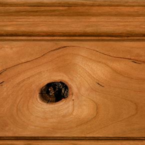 Golden Stain on Rustic Cherry