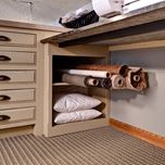 Fabric bolt storage