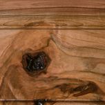 Cordovan Stain on Rustic Hickory