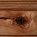 Cinnamon Stain on Knotty Alder