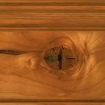 Golden Stain on Knotty Alder