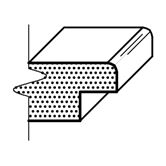 3/8" Inset 1/8" Radius