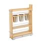 5" Wood Utensil Organizer Pull-out