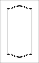 Colonial Double Crown Recessed