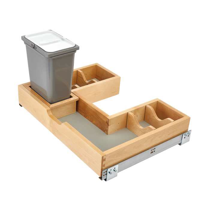 Under Sink Pullout L-Shape Reversible Organizer