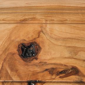 Fruitwood Stain on Rustic Hickory