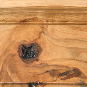 Sienna Stain on Rustic Hickory